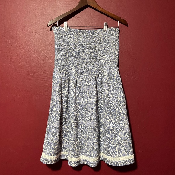 American Eagle Smockin' On Sunshine Strapless Dress - Picture 5 of 6